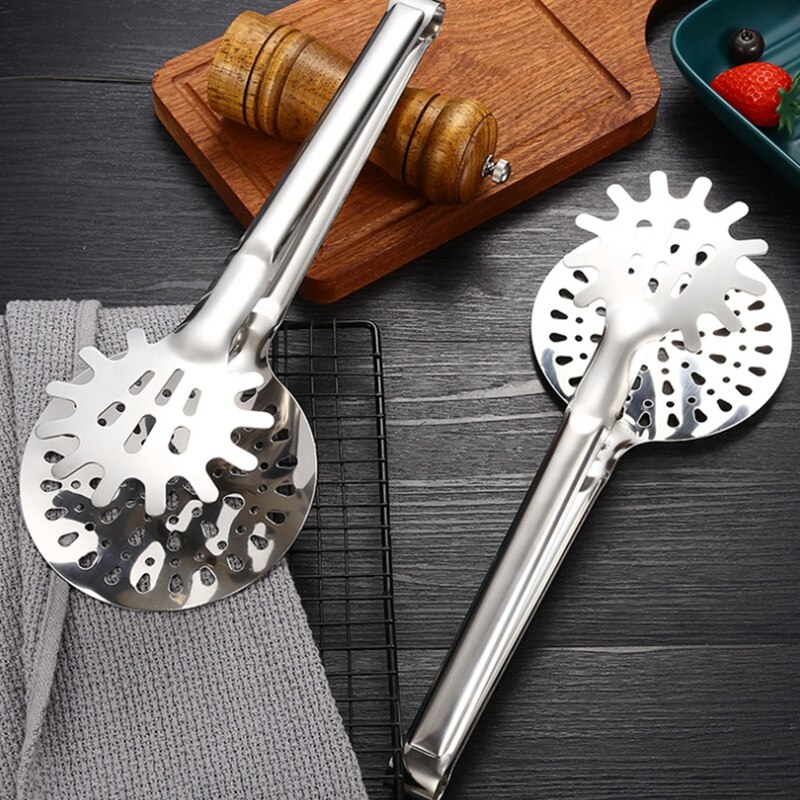 Cooking Food Filter Clips Stainless Steel Kitchen Tools Steak Grilling Fish Shovel Clip Baking Tools