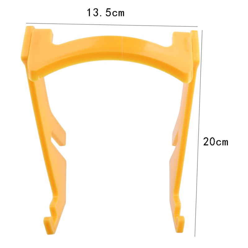 Imkergereedschap gele plastic honing emmer houder plastic houder lift imker accessoires standaard ondersteuning clip: Default Title