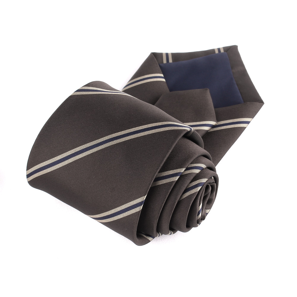 Men Ties Suits Men's Neck Tie For Wedding Striped Necktie For Groomsmen Light Brown Ties For Men Women Good