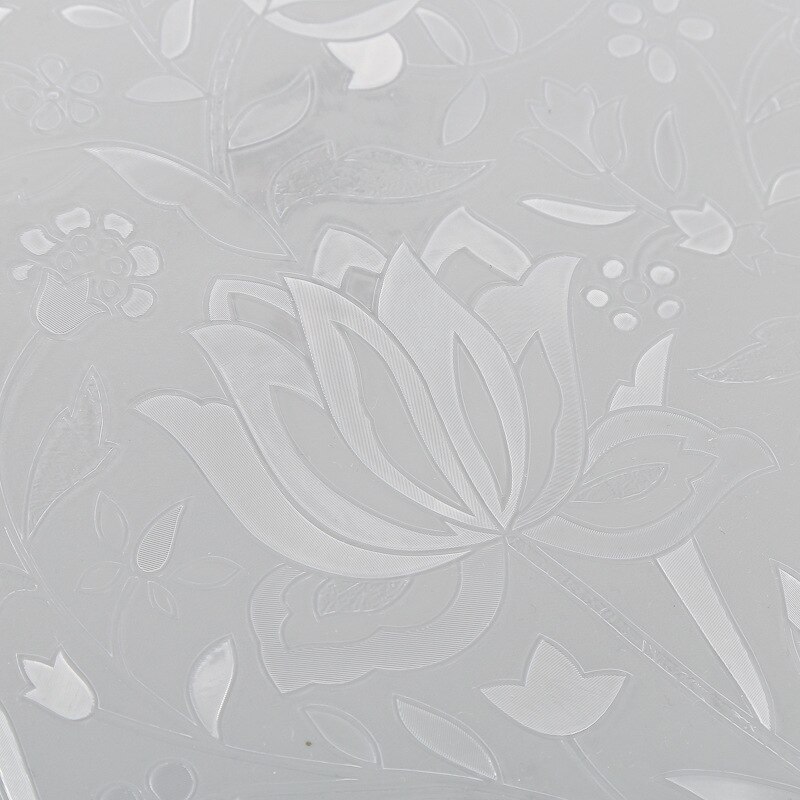 1M Privacy No Glue Glass Film 3D Decorative Window Film Sticker Frosted Opaque Glass Stickers for Bedroom Bathroom