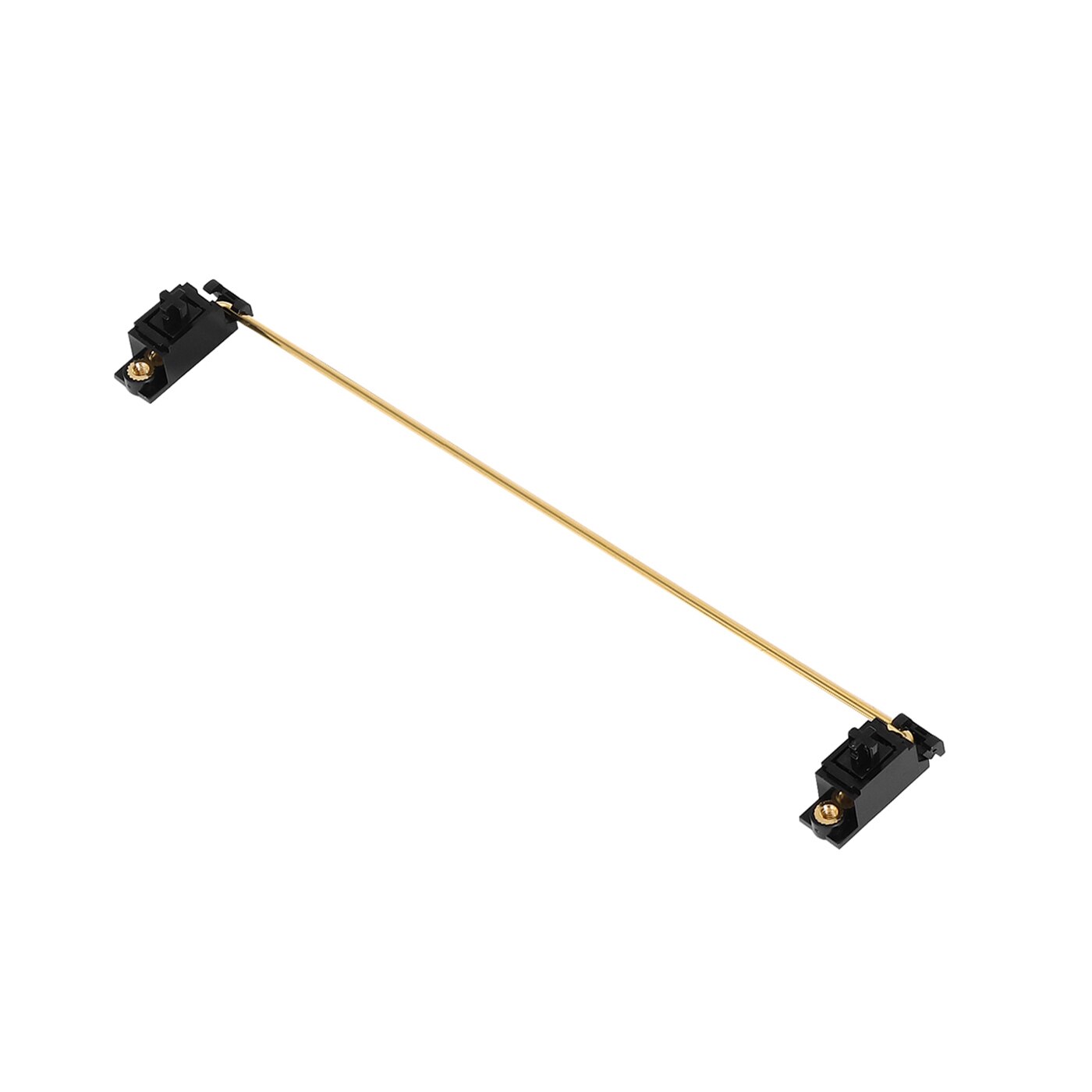 DUROCK-estabilizador de barra espaciadora de montaje en PCB, negro, dorado, V2, 2u, 6.25u, 7u, cables chapados en oro: V2 7U