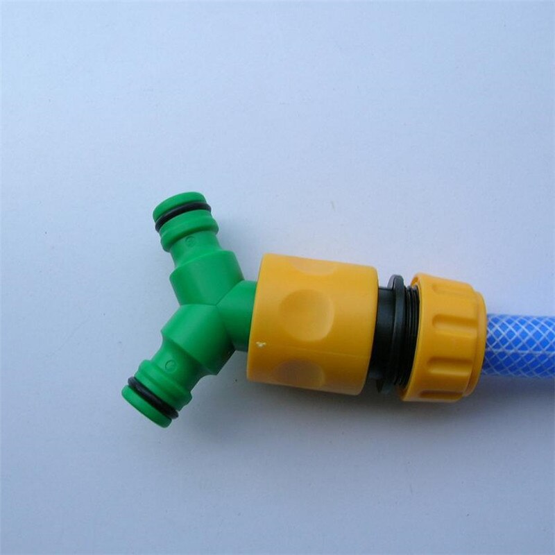 Great Easy 1/2" 3 Way Plastic Garden Quick Water Hose Pipe Connector Y Joiner Coupler Spliter Washing Irrigation Fittings