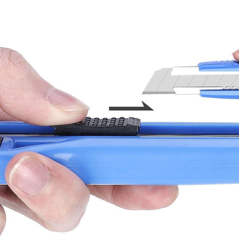 Utility Knife Large Auto-Lock Paper Cutter Blade Pencil Knife Box Cutter Tools Office Cutting Supplies