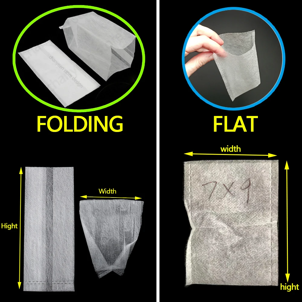 100 stk. planteposer, planteskoleposer, frø til såning, blomsterpotter, bionedbrydeligt ikke-vævet stof til hjemmet, havetilbehør, værktøj