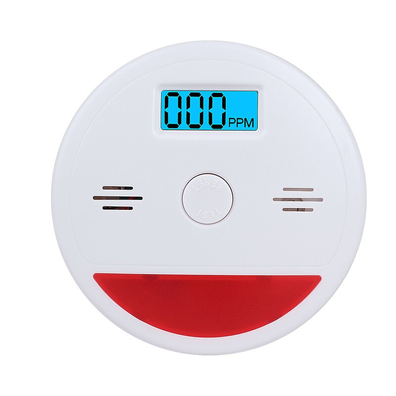 CO Sensor LCD Photoelectric Home Security Independ... Grandado