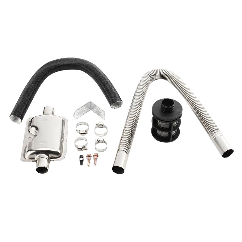 Tuyau d'échappement 24mm + filtre d'admission d'air 25mm pour Webasto Eberspacher, chauffage de Parking au pétrole brut