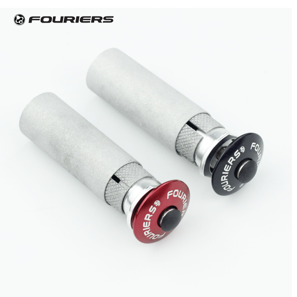 Auricular de aleación de aluminio expansor de bicicleta Fouriers, tapón expansor, tapa superior de vástago para auriculares de horquilla de carbono Steerer de 28,6mm 1 1/8"