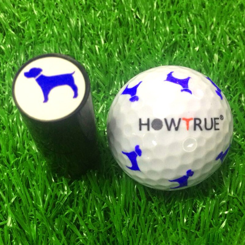 1pcs Golf Ball Stamp Stamper Marker Tool Quick Drying Durable Long Lasting Various Patterns Golf Balls Tools Sports