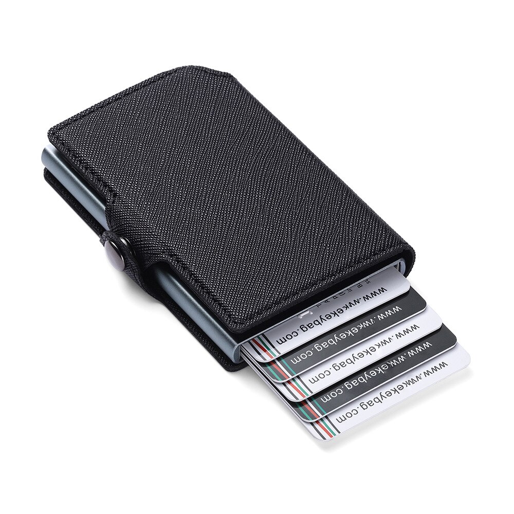 Visconti Leren Kaarthouder ID-Houder TC1TC Zwart - Compact & Elegant