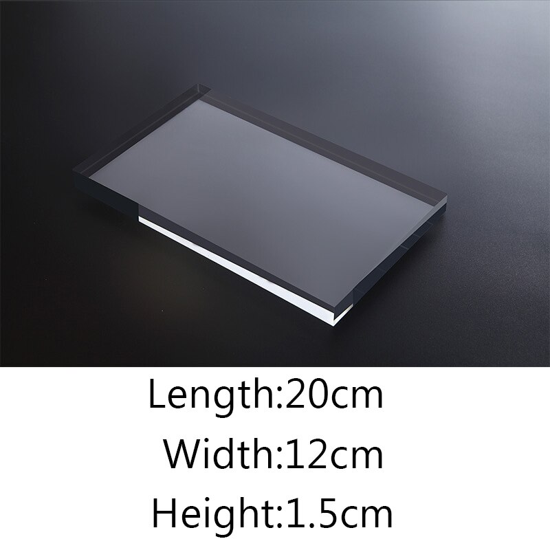 Transparent Acrylic Geometric Photo backdrop Props Cube Cuboid Cylindrical Glass Ball Photography Background Plate Decoration