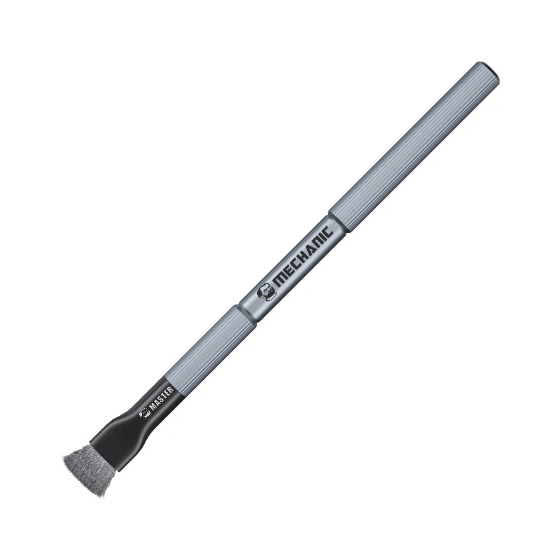 MECHANIC Steel Brush Motherboard IC Debonding Brush With Head IC Pad Cleaning PCB BGA Glue Removal Tin Removal Polishing Brush: Yellow