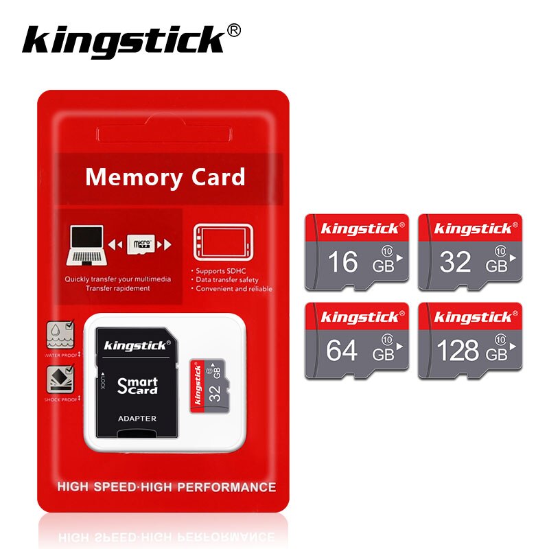 Tarjeta Micro TF de VERSIÓN ROJA de , 8GB, 16GB, 32GB, 64GB, 128GB, 256GB, Clase 10