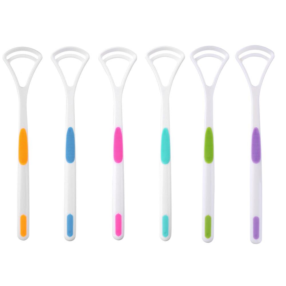 1/2PCS Tongue Cleaner Scraper Cleaning Tongue Brush Tongue Scraper for Oral Care Hygiene Keep Fresh Breath Tongue Clean Tool