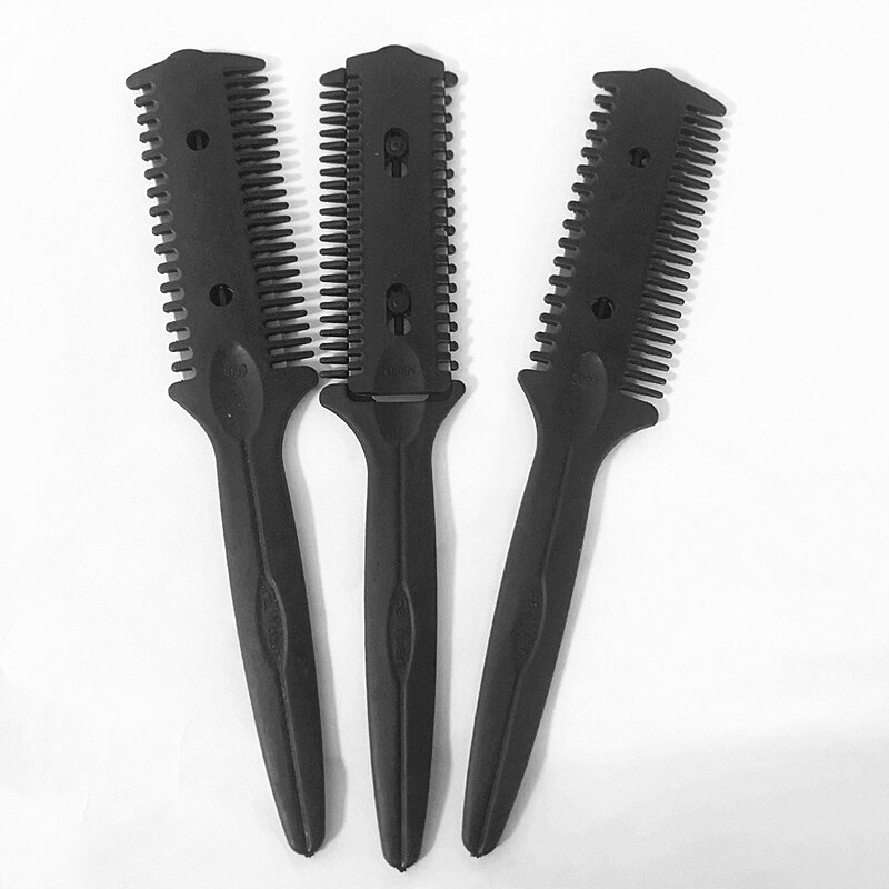 Barber Hair Razor Comb Scissor Tools Bangs Brush Hairdressing Trimmers Hair Shaving Blades Cutting Thinning Beauty Styling