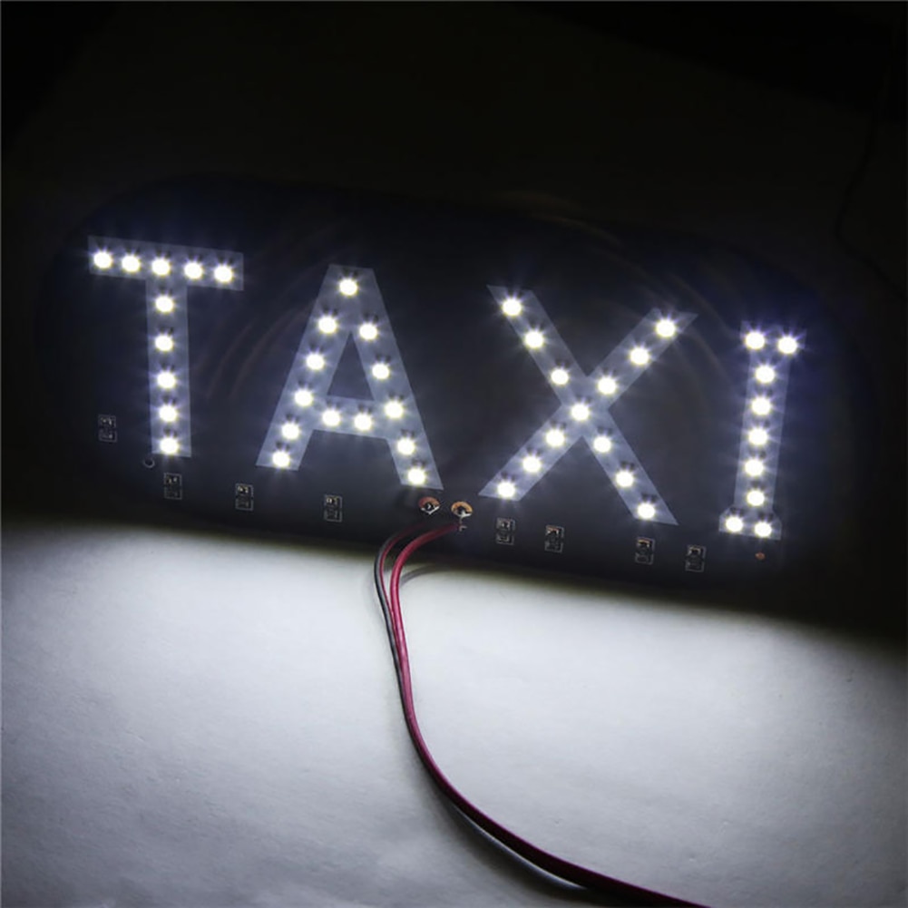 Taxi Cab Voorruit Voorruit Sign LED Licht Auto Hoge Helderheid Lamp