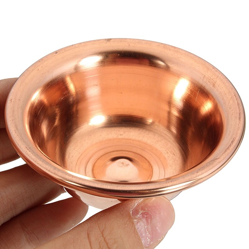 Eenvoudige 7 Stks/set Tibet Tibetaanse Boeddhistische Aanbieden Water Kom Goddelijke Rood Koper Ritueel Container Bowls Decoratie Ambachten 7x3 cm