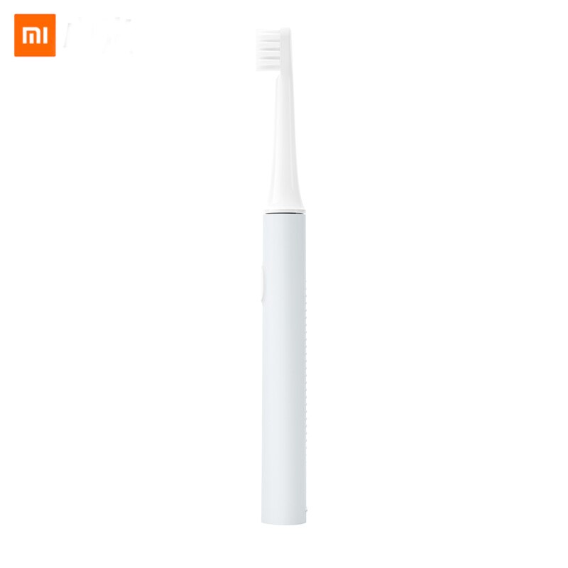 Xiaomi mijia sonic electrich tandbørste ultralyd automatisk børstetand hurtigere usb genopladelig ipx 7 vandtæt: Blå