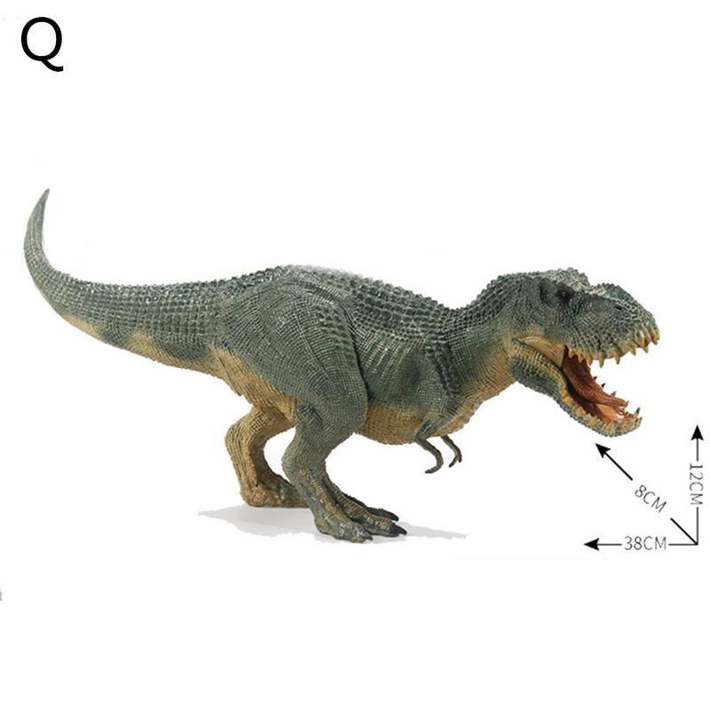 1pc Simulation Dinosaur Toys Plastic Realistic Dinosaur Model Mini Dinosaurs Action Figures For Children Early Education: Q