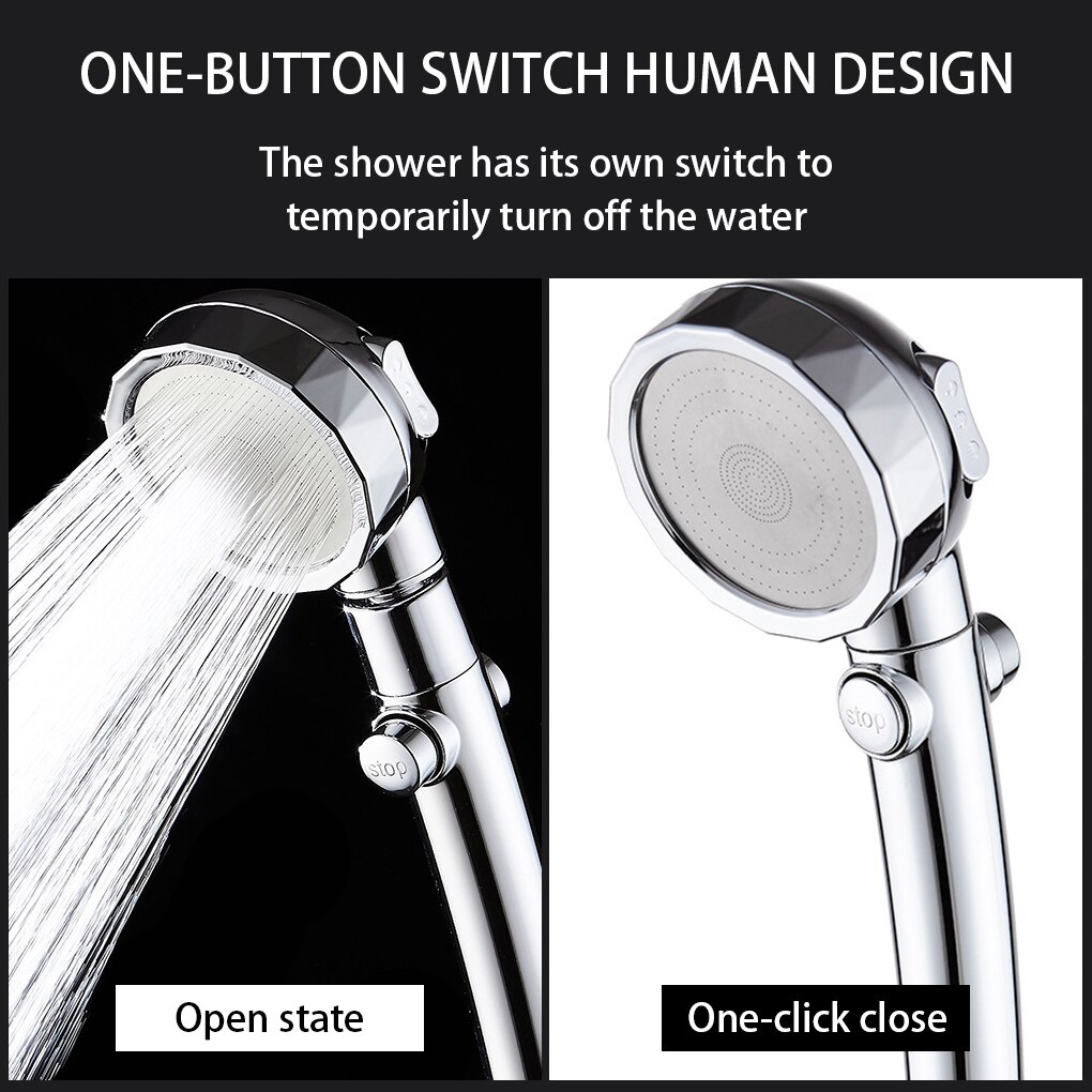 SPA rain shower head hand shower Multifunction adjustable high pressure water saving shower For Home Hotel Bathroom Sprayer
