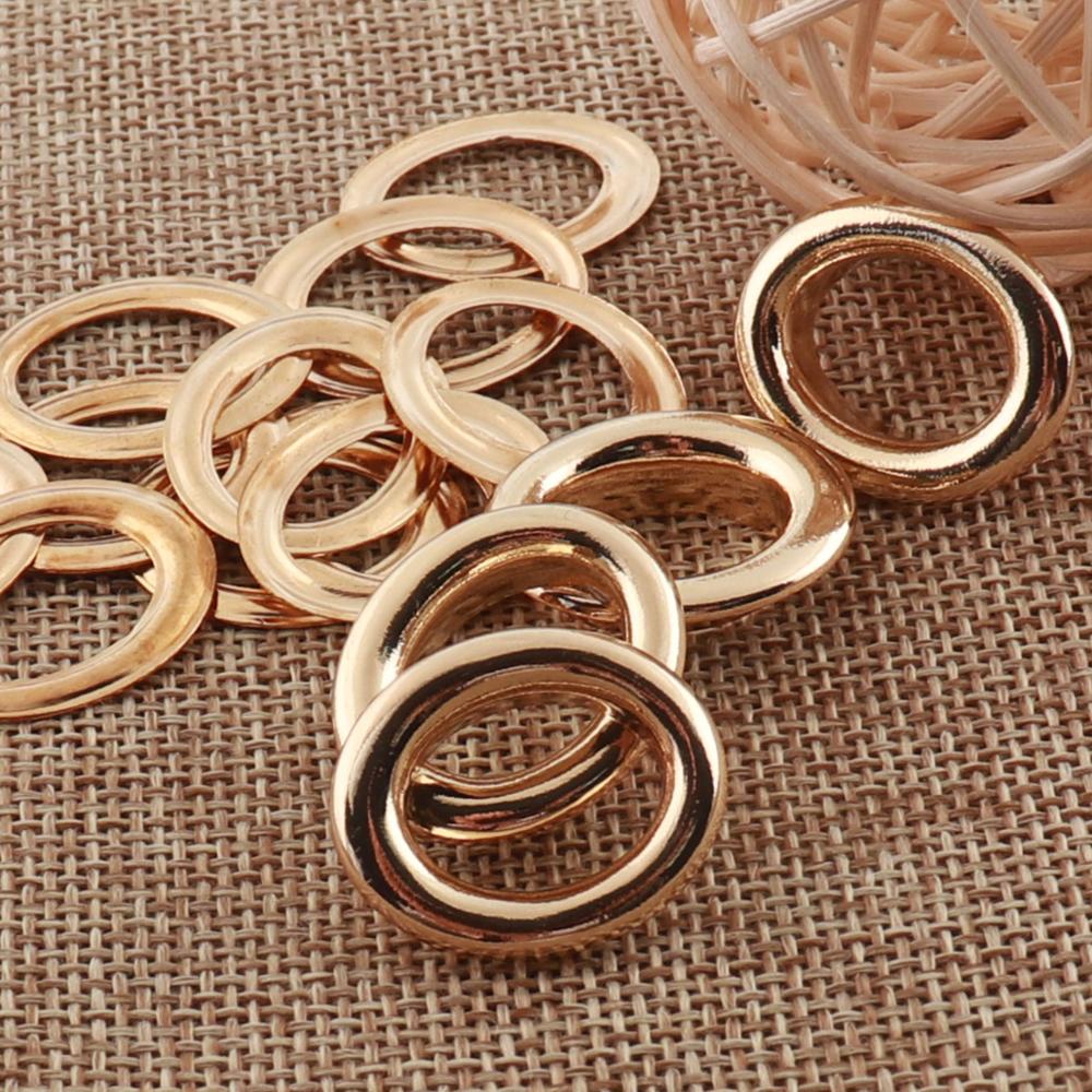 50 sets Gold Large Eyelets grommet eyelets Barrel Diameter Metal Eyelets Grommets With Washers Leather Canvas bag 5/8"(15mm)