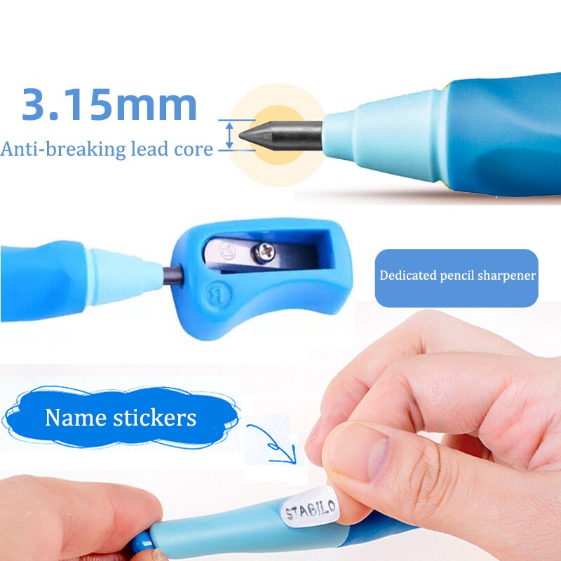 German Stabilo 468 children's correction holding pen automatic pencil 3.15mm primary school students writing constant activity p