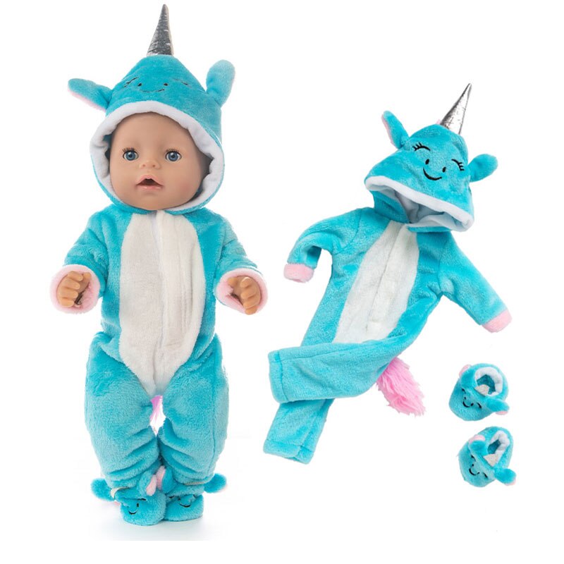 neue Anzug Fit Für 43cm Baby Born Puppe 17inch Geboren Babys Puppe Kleidung: 09