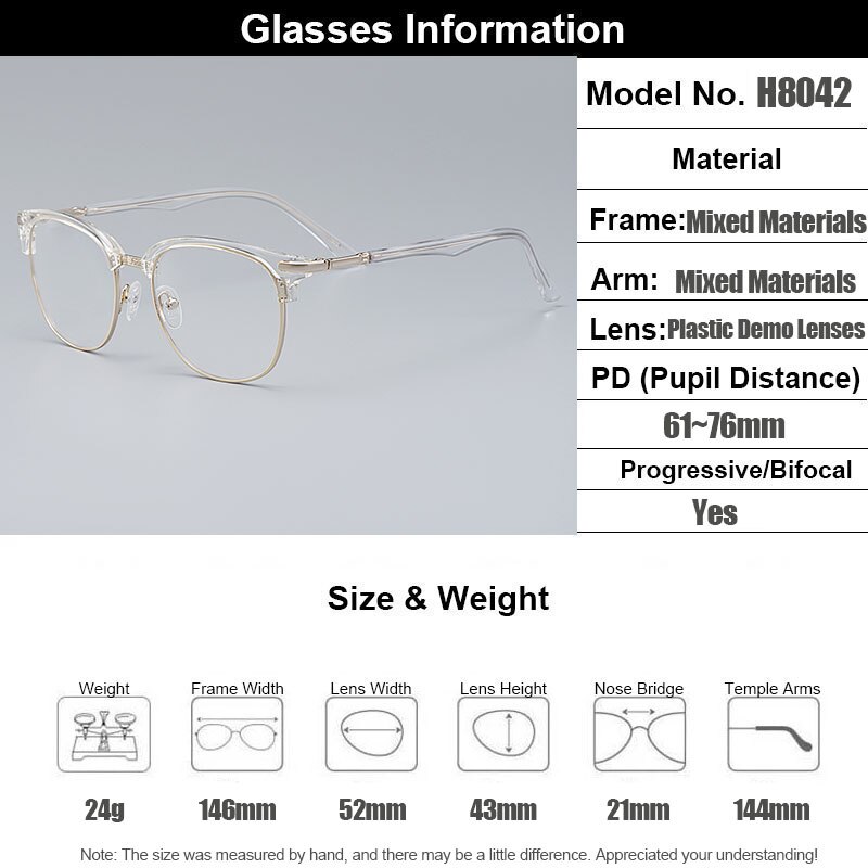 Gmei Optical Brand Square Full Rim Women Glasses Frames Prescription Eyeglasses Retro Optical Frame Eyewear H8042