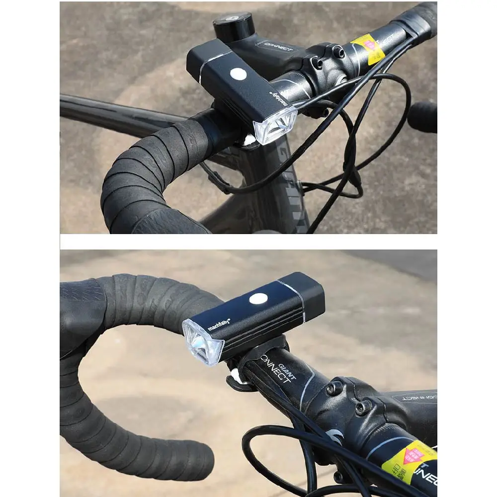 Luces delanteras de bicicleta recargables Luces de bicicleta ultrabrillantes para conducción nocturna Accesorios para bicicletas de montaña - Faro de bicicleta