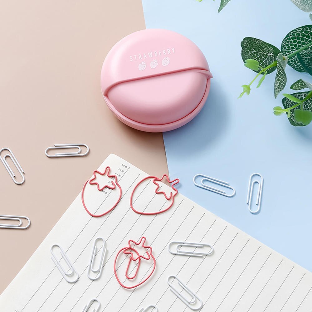 25 st/kartong kaktus stjärnglass mini gem godis färg kawaii brevpapper metall pärm klämmor foton biljetter anteckningar brev