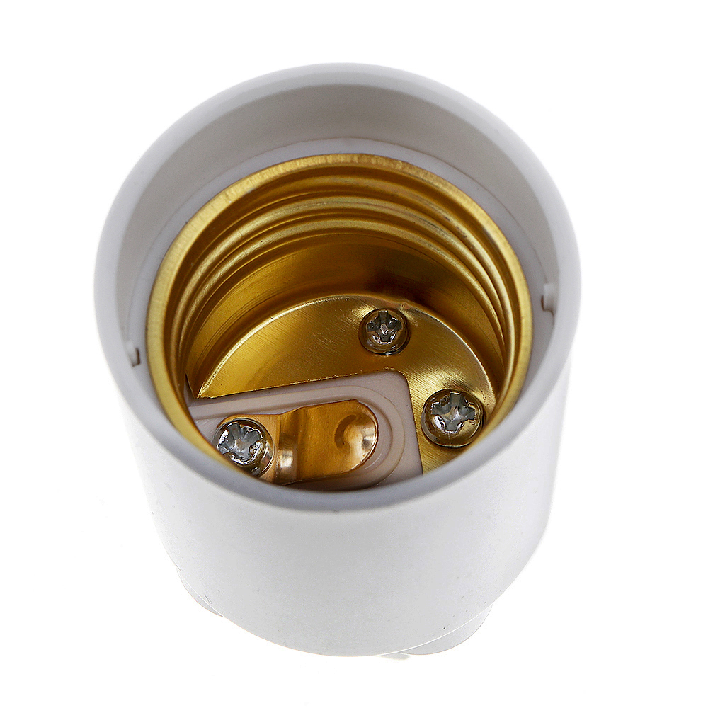 5 unids/lote G24 a E27 adaptador de Base de bombilla soporte de casquillo de lámpara LED convertidor de luz Universal con 2 pines