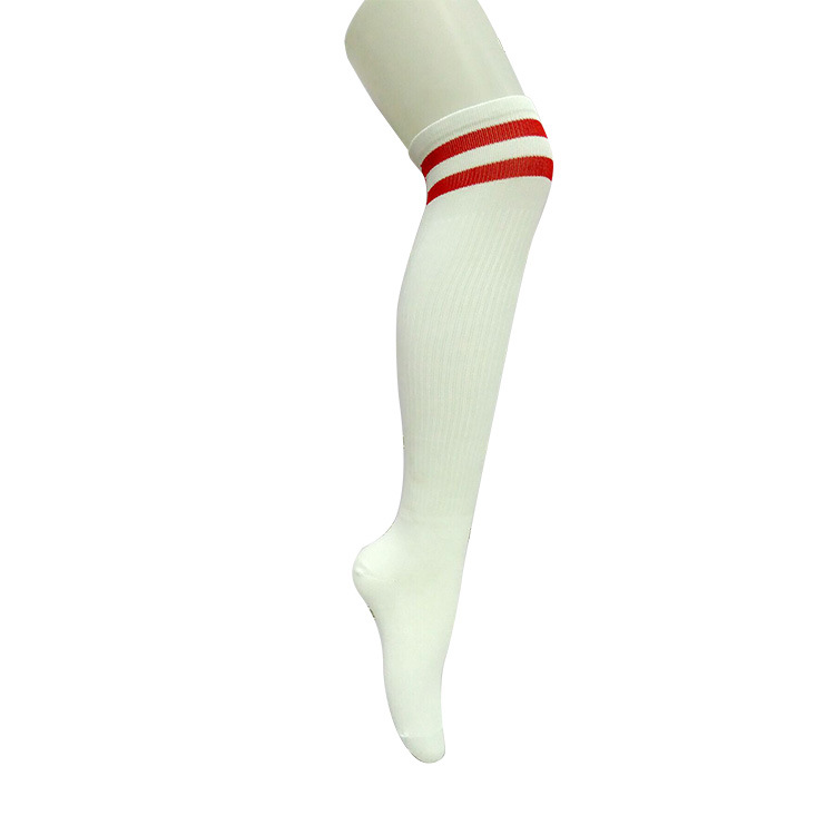 Sports Adult Kids Soccer Socks outdoor Football Quick Drying Breathable deodorizelite Cycling thin Long Socks: white / for Kids