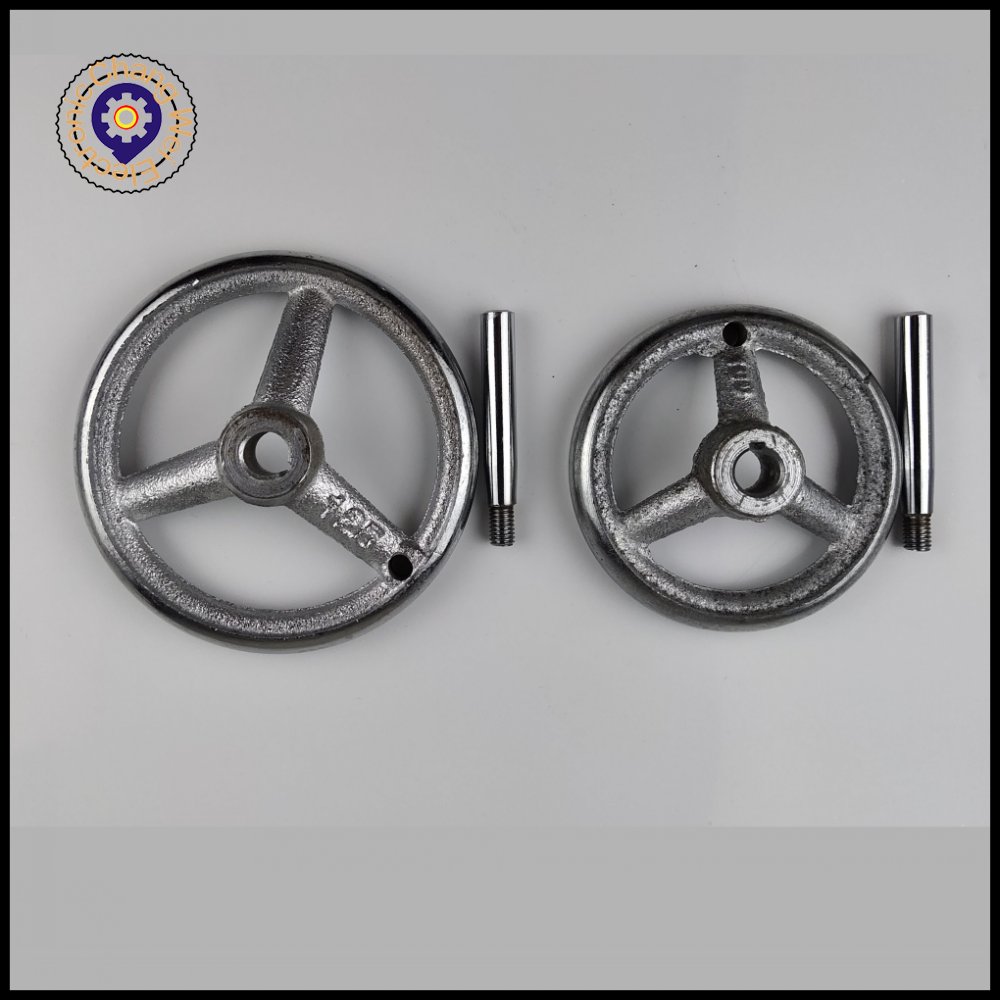 Metal handwheel milling machine CNC lathe 3D printer spoke handwheel wavy wheel bakelite three-wheel handwheel cast iron chrome
