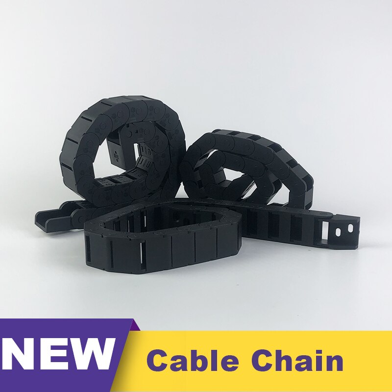 25x50 Nylon Mochine Towline 25 Plastic Cable Chain Drag Chain Transmission Chains Bridge Type L 1m 25*50