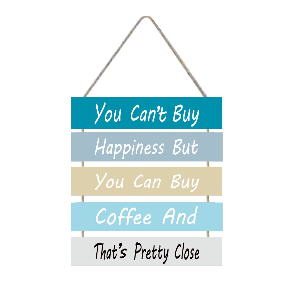 Garden Wooden Door Sign Plaque Sign Wall Hanging Sign Wooden Hanging Hanging Letter Print Home Decoration Doorplate Statues: I