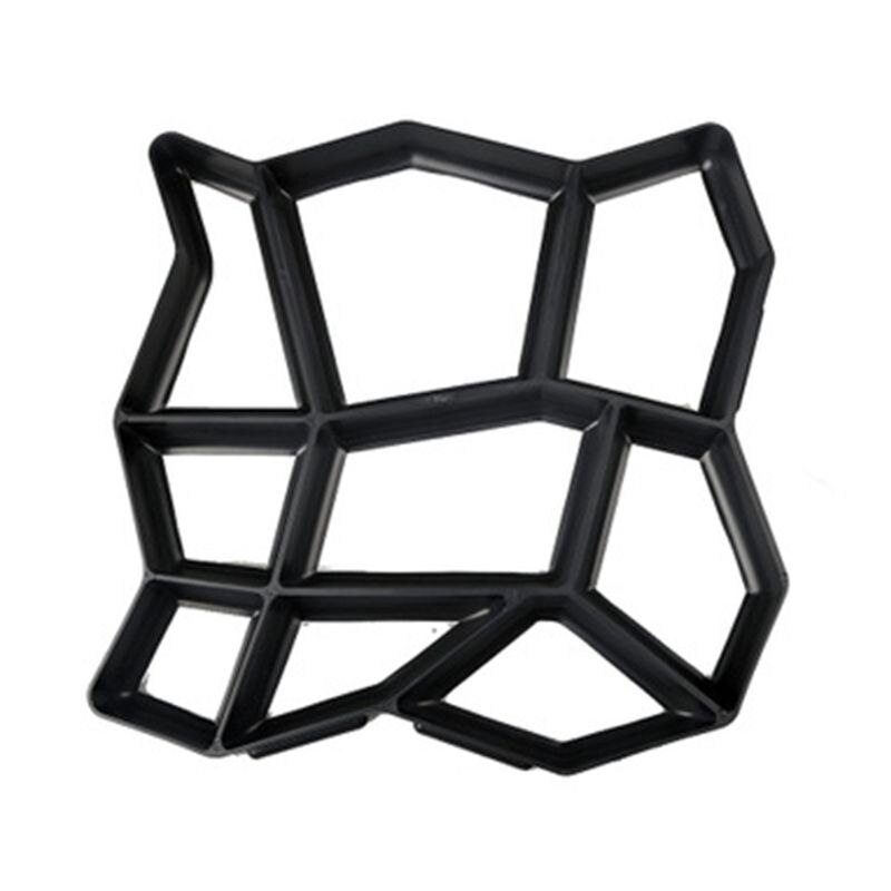 1pc doe-het-zelf tuinpad mallen maken oprit bestrating bakstenen terras betonplaten pad  m0xd: Een  - 42 x 43cm