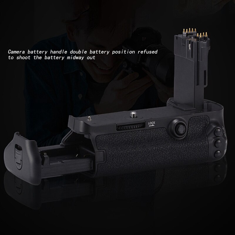 Poignée de batterie pour Canon EOS 5D4/5D Mark IV SLR, boîtier de batterie LP-E6 avec bouton multifonction
