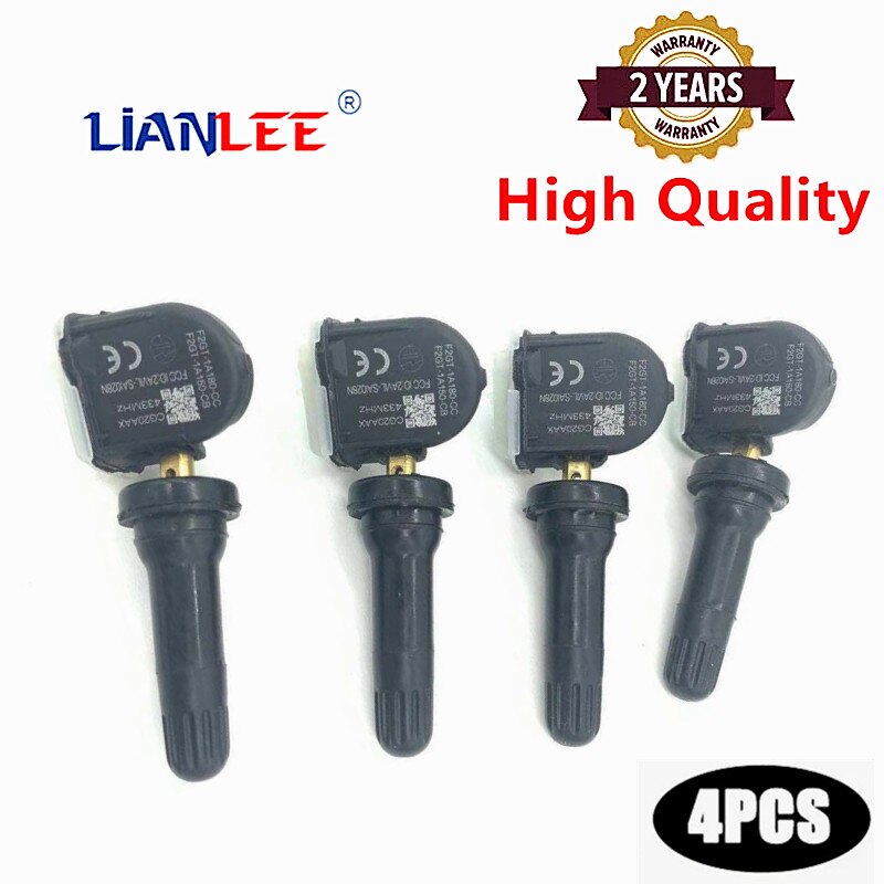 4Pcs F2GT-1A180-DD F2GT-1A180-C Tire Pressure Monitor System Sensor F2GT-1A180-CD F2GT-1A180-DC For Ford Ford Focus IV Galaxy