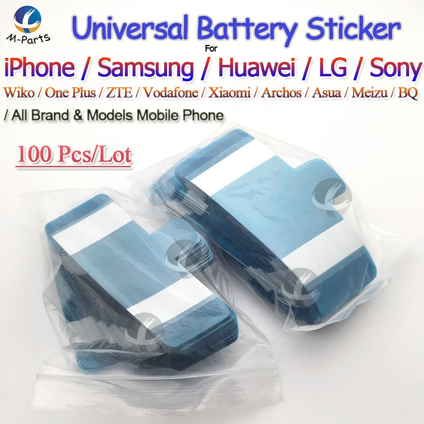 Universal Battery Adhesive Sticker For iPhone Samsung Huawei etc All Mobile Phone Easy to Pull Trackless Tape Strip Factory