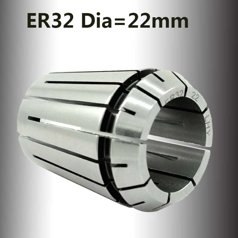 1Pcs Er 32 ER32 Oversize 22Mm Spring Collet Tool Spantangen Boorkop Priëlen Cnc Frezen Draaibank Cutter Din 6499B