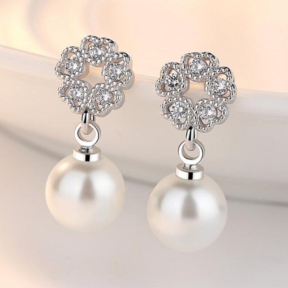 925 Sterling Zilveren Oorbellen - Retro Bloemen Hol Lang Tassel - Dames Jubileum Sieraden