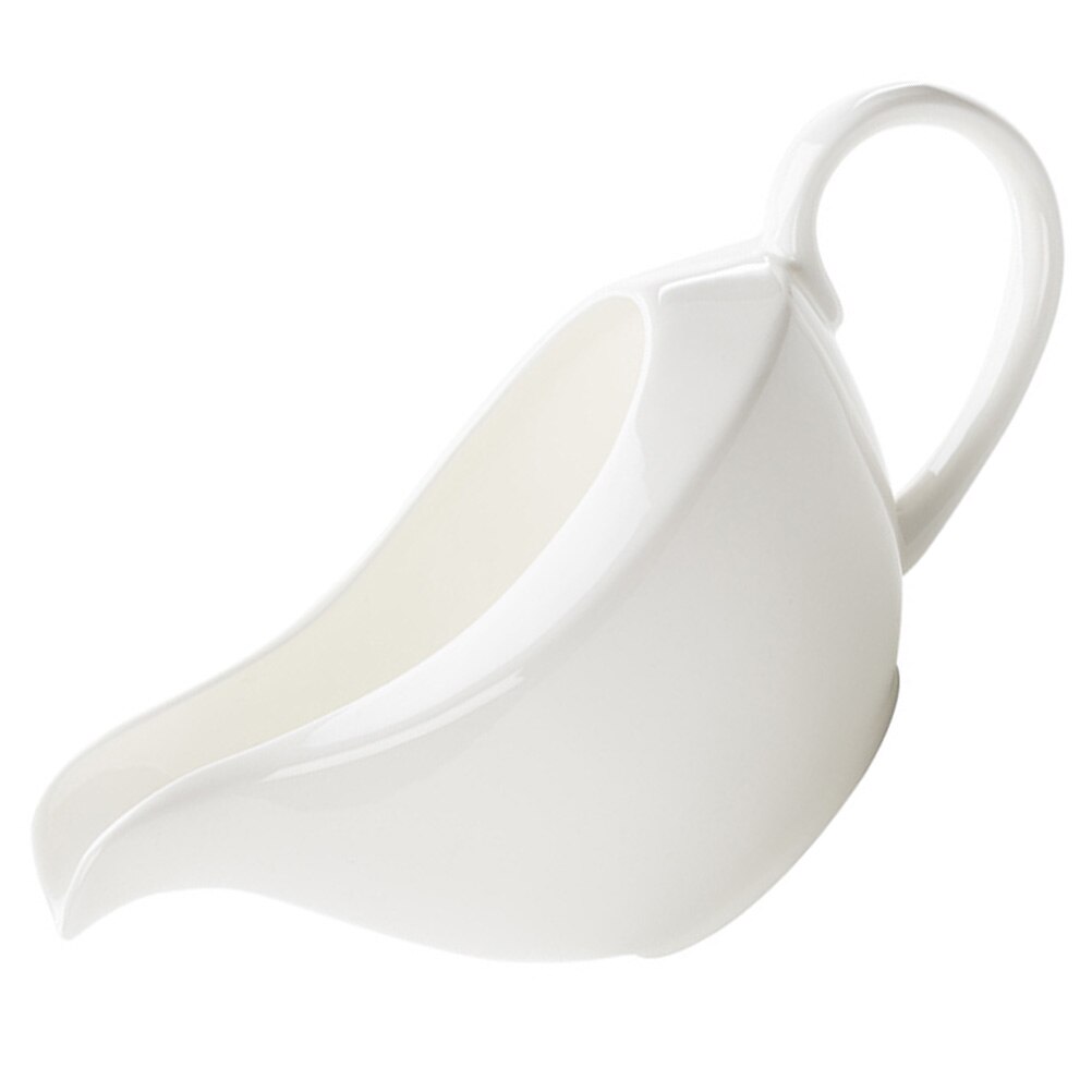 1pc Home Ceramic Gravy Boat Saucier Sauce Jug Seasoning Storage Container