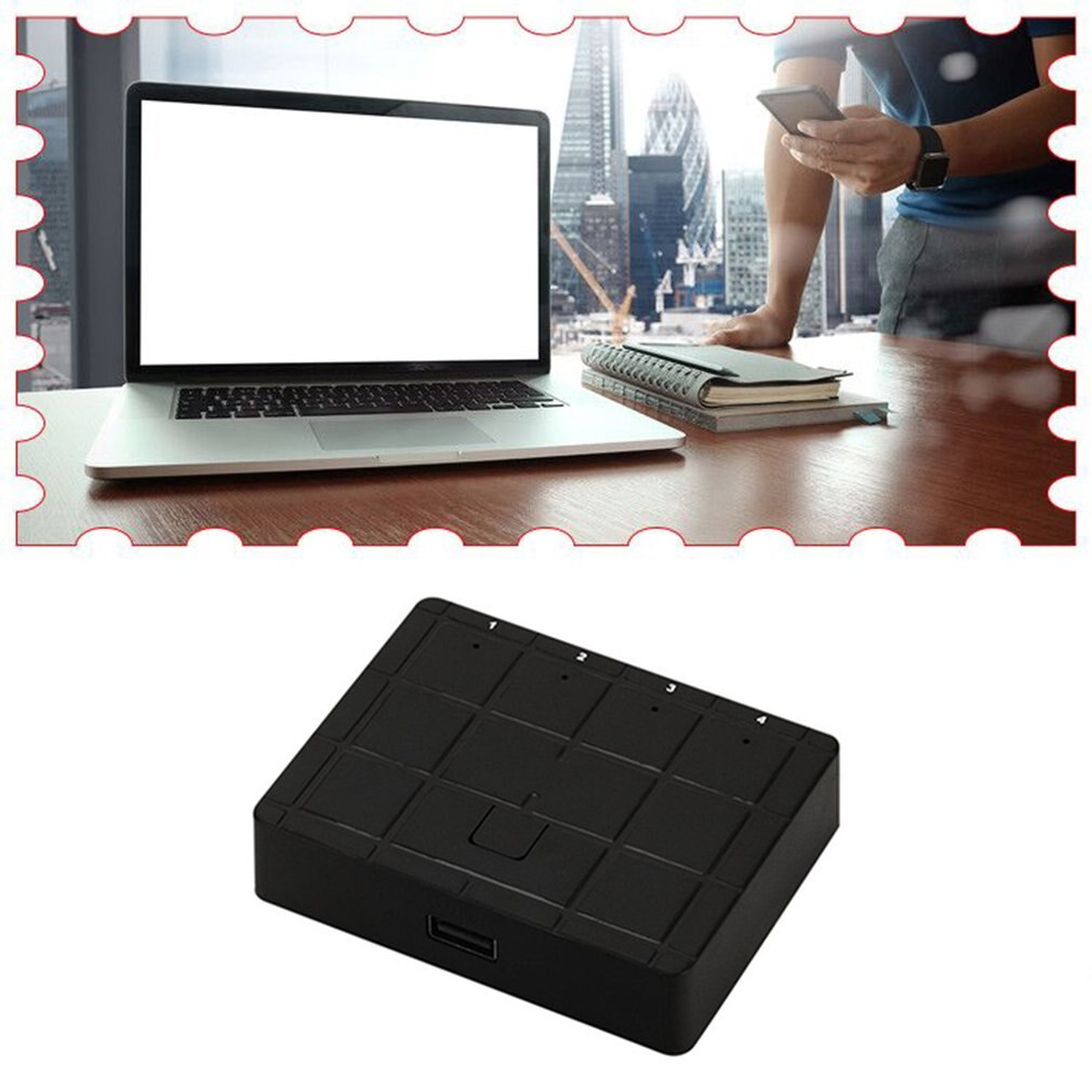 Usb Printer Delen Apparaat 2-Poorts Switch Computer Delen U Disk Muis 2 In 1 Out Converter Compatibel Met usb 2.0