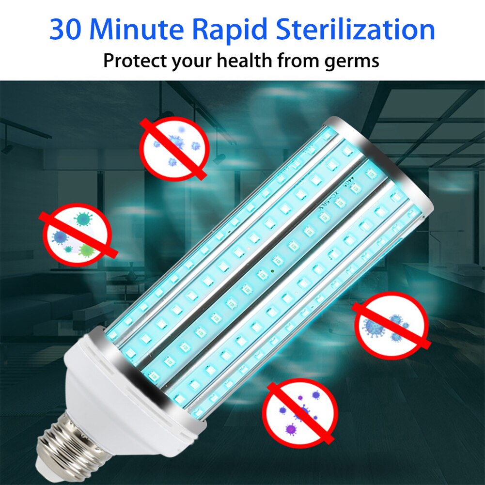 Handheld UV Disinfection Light Sanitizer Ultraviolet Bulb Remote Control Timer Germicidal Lamp For Hospital School