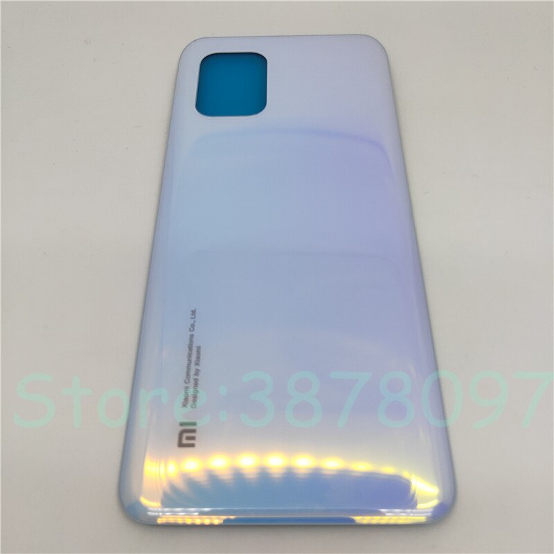 Für Xiaomi Mi 10 Lite Zurück Glas Mi10 Lite 5G Hinten Hülse Tafel Batterie Abdeckung Gehäbenutzen Tür fallen Ersatz teile: Weiß