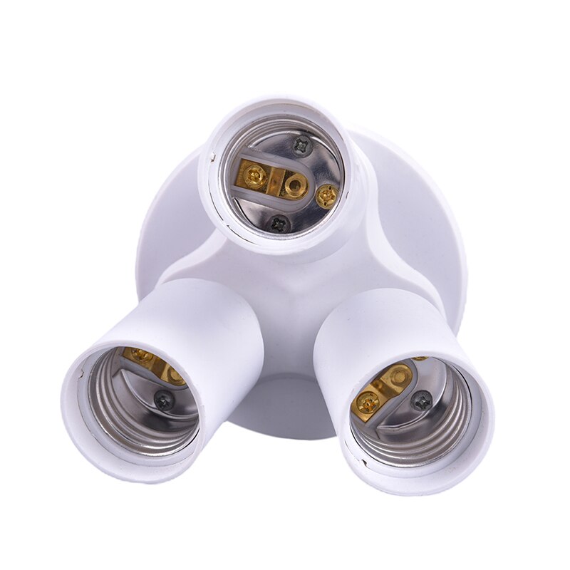 3 i 1 e27 utgangspunkt stikkontakt splitter lys lampe adapter holder holder omformer