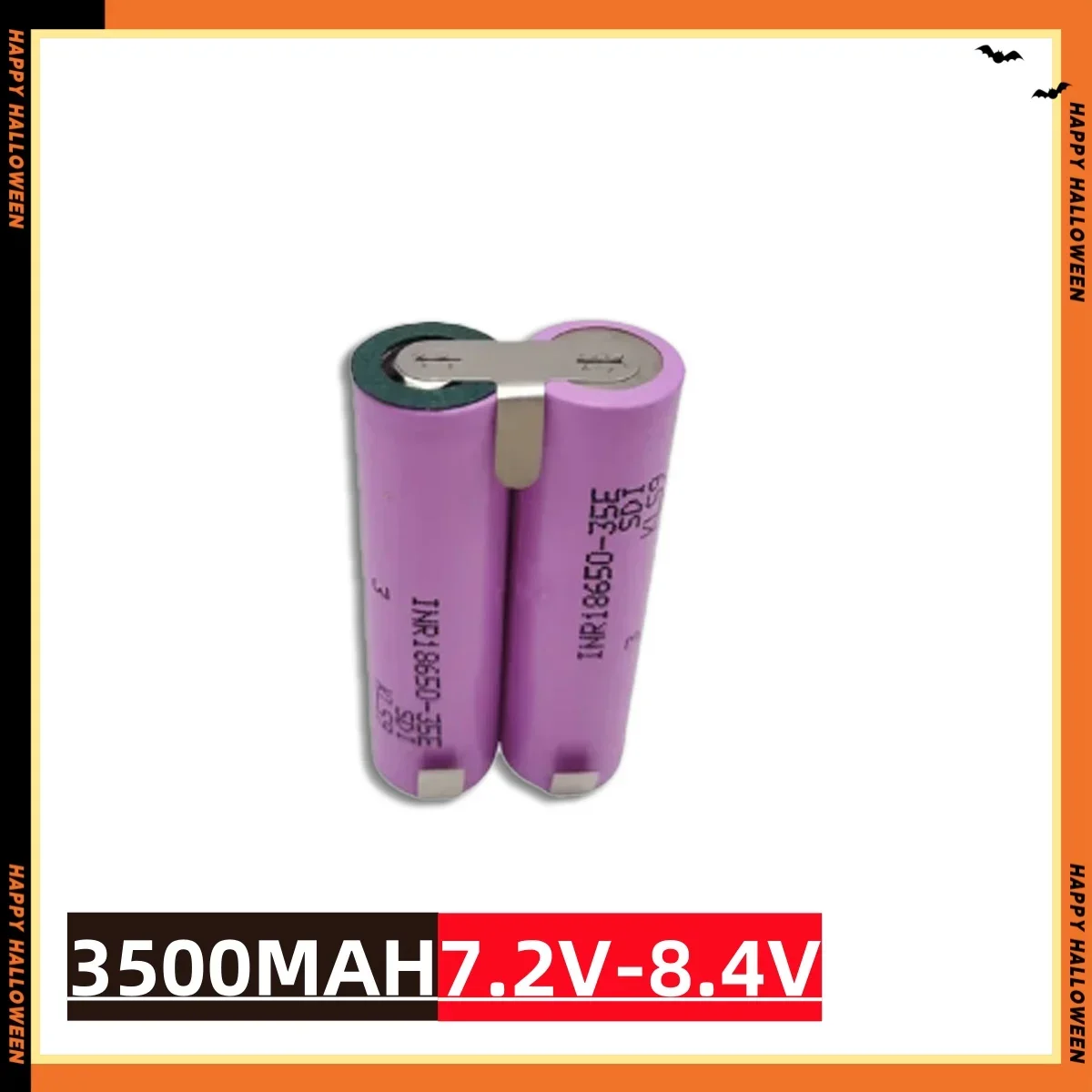 2S1P-6S2P 18650 35E 3500mAh 7000mAh 7.4V 12.6V 14.8V 18V 25.2V 29.6V pour Batteries de tournevis soudure 18650 batterie: Violet