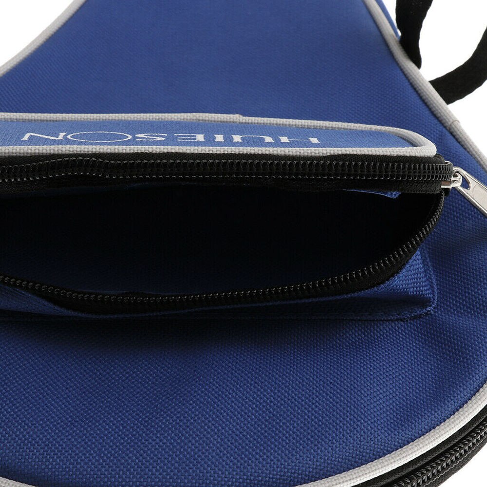 Portable Table Tennis Racket Case Ping Pong Paddle Bag Cover with Ball Pouch