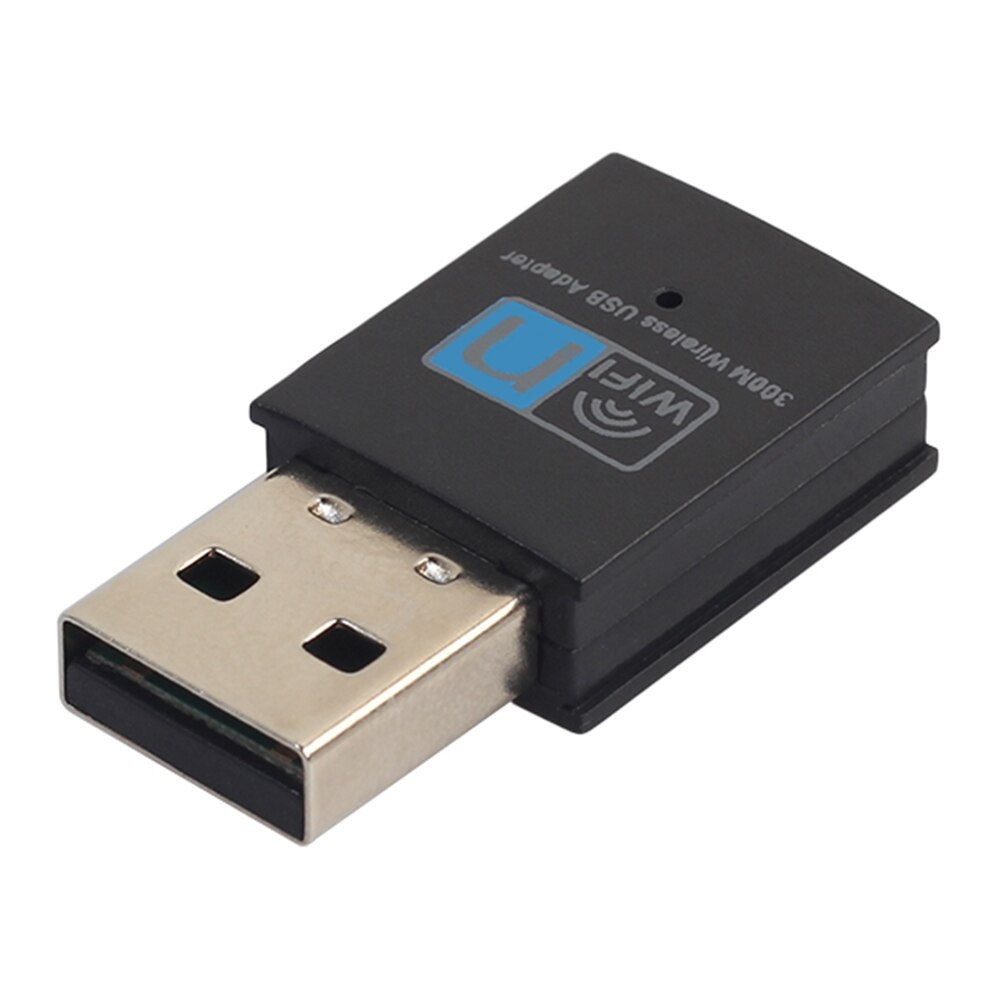 300Mbps Wifi Usb Netwerkkaart Dongle Draagbare Draadloze Internet Adapter Signaal Ontvanger Voor Laptop Notebook Pc: Default Title
