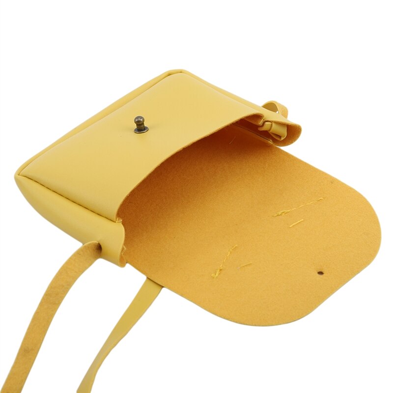 Mini sac à bandoulière en pu pour enfants, joli sac à bandoulière jaune pour filles, sac à main princesse, joli sac messager d'anniversaire