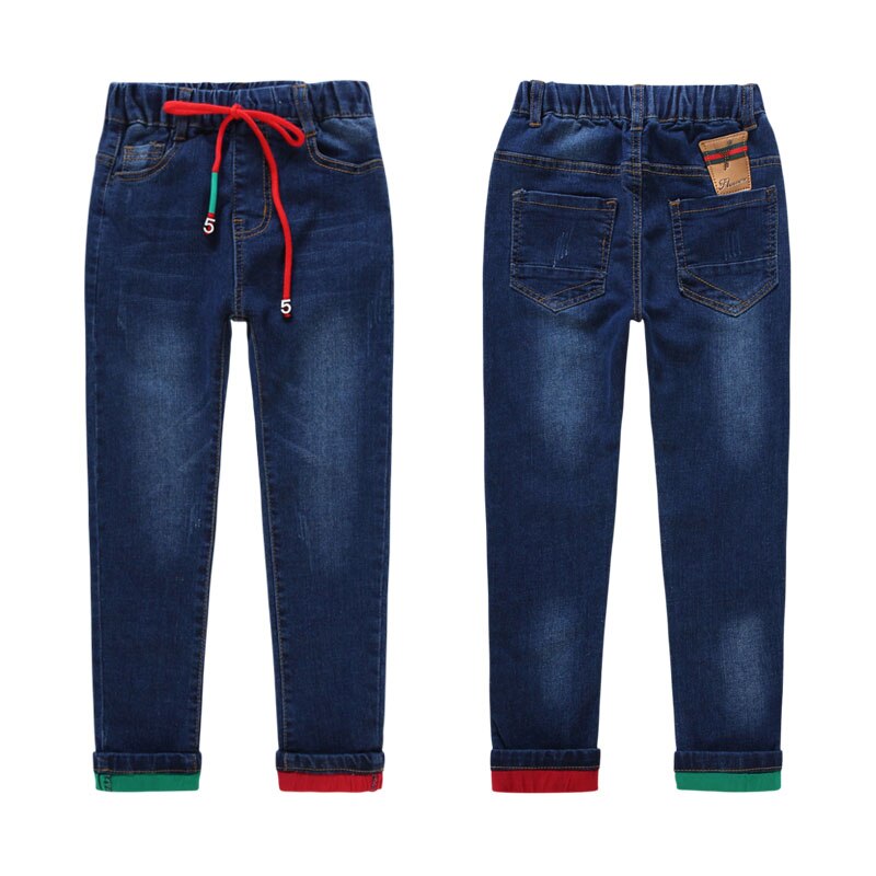 Kids Pants Big Boys Stretch Joker Jeans Spring Children Pencil Leggings Autumn Child To Clothes Years 4 Denim 14 For Male